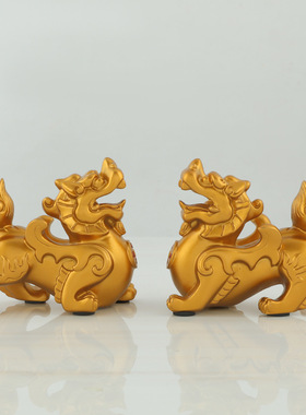 招财进宝貔貅摆件一对家居客厅办公室桌面装饰皮丘吉祥物厂家
