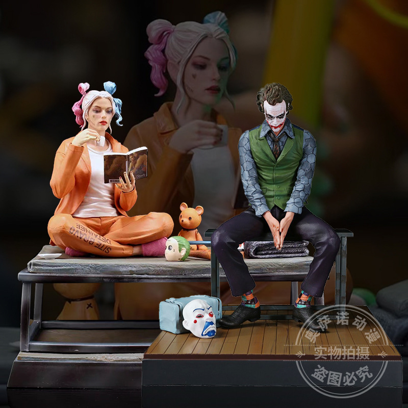 小丑手办+小丑女手办组合套餐 希斯莱杰坐姿手办模型摆件礼物