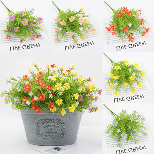 仿真花束家居酒店婚庆餐桌人造植物假花摆件插花道具跨境布置装饰