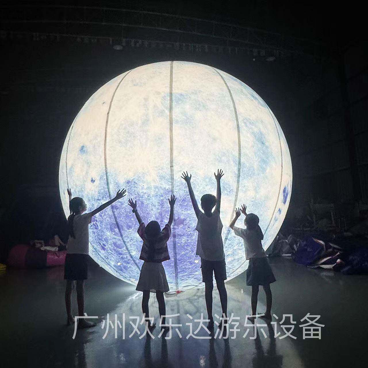 型充气光月球大月亮灯气球CZE挂模型商发场广告装饰仿真地球悬灯