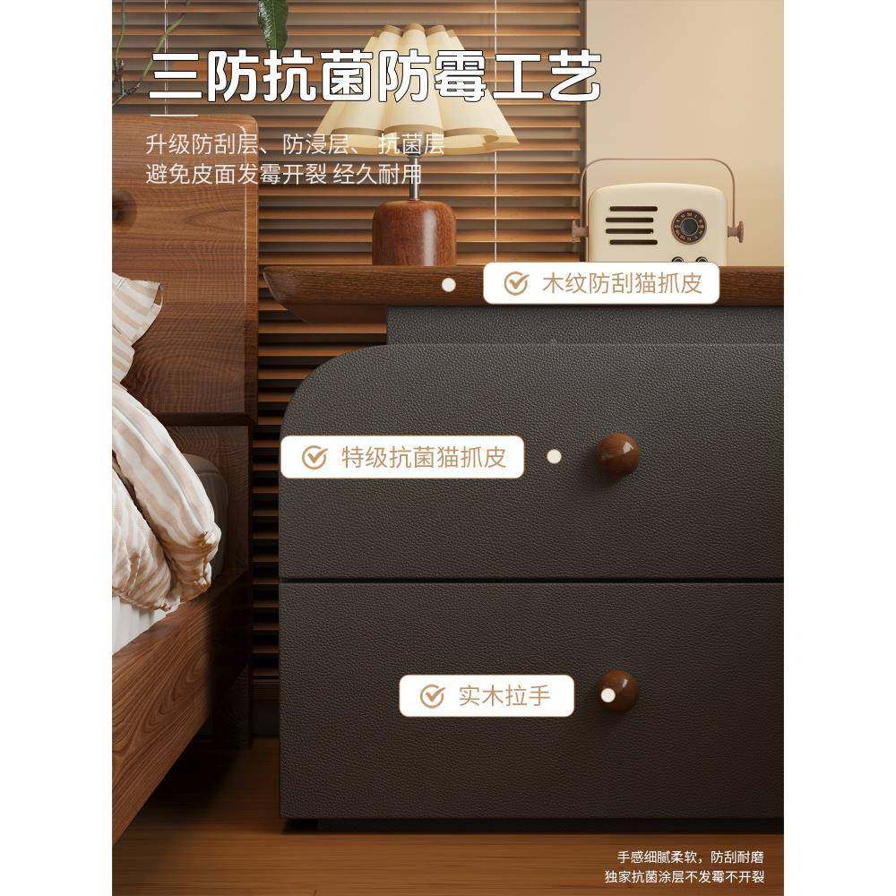 免装实木5床头柜202新RFP款古小型家安用卧室中奶油风简约现代收,鲜花速递/花卉仿真/绿植园艺,其它园艺用品,淘宝优惠券,粉丝福利购,淘宝优惠卷