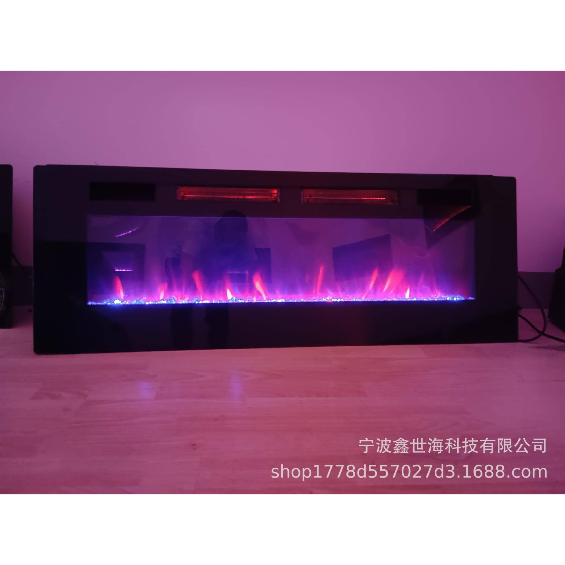 42电560焰72英寸超薄8cm厚度双风机EMX内嵌壁挂火加热壁0炉取暖器