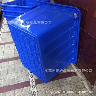 广州殖300升注塑水养箱塑箱料鱼箱白新料储水筐大号SPQ色方形塑胶
