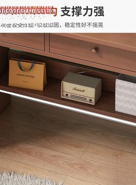 电脑台室式桌单人小户型卧抽寸屉床边WVL桌小尺带书桌女孩卧室落