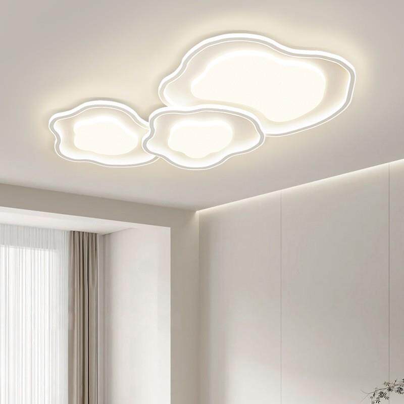 吸WWN中山灯具奶油风主极简客厅灯云朵灯智能护顶眼灯具组合全屋