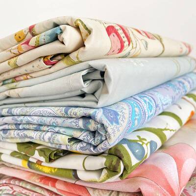 棉86M060支纯绒贡缎加厚印花AOO大床单埃加及长棉双人柔软尾单床