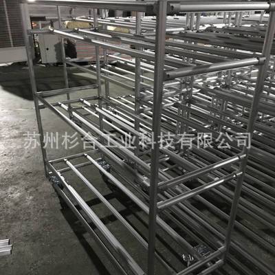 精益管分拣架厂家流利货架车间先进先出流利式架厂重型流利条货架
