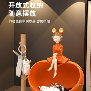 入户门收纳钥匙摆家居玄客厅关76443364桌面纸巾纸盒件抽盒轻奢装