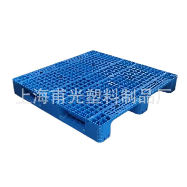网格川字型系列塑料托盘1311一体成型塑料托盘加钢管可上货架
