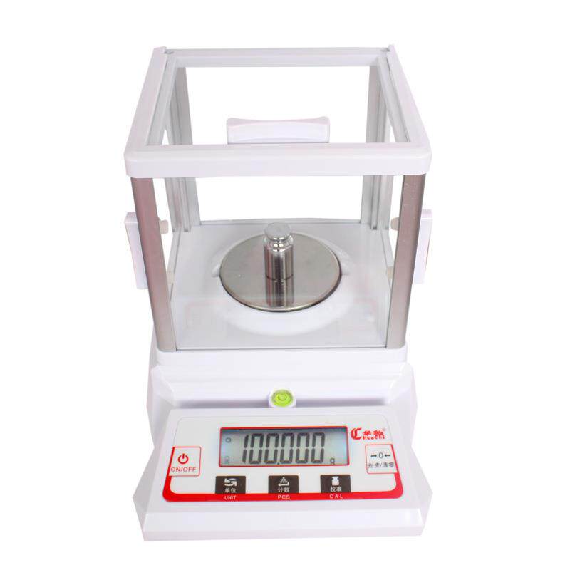 充电式电子天平0.01g/0.001g黄金秤精密天平药秤实验室