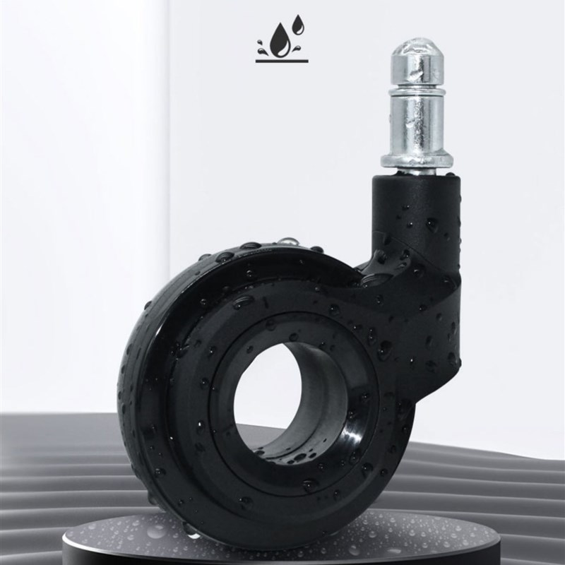 ft万向轮防缠毛j发中空轮转椅脚轮电竞电脑办公滑轮滚轮轱辘 1个