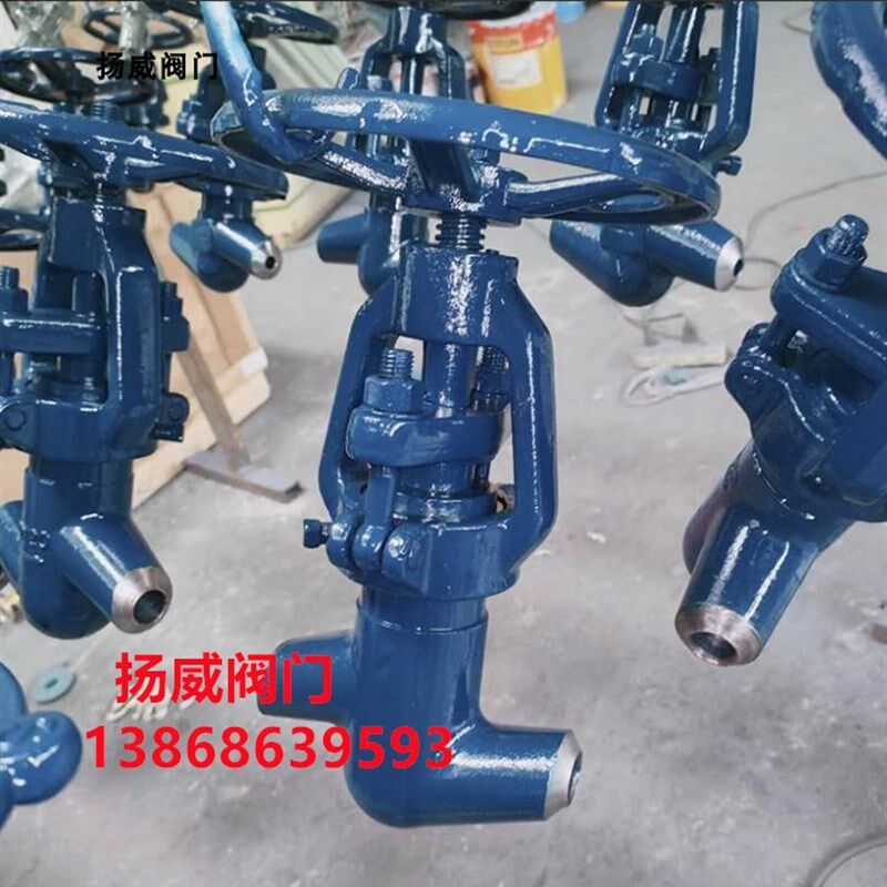 高压截止阀焊接式J61Y电站阀铬钼钢高温蒸汽电T站焊接截止阀手动