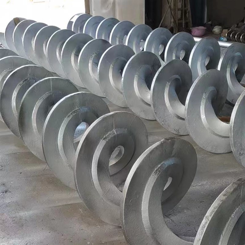 厂家按需制造各种材质螺旋叶片 热I轧双层一体成型无轴螺旋