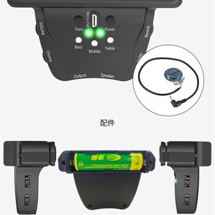 APE301民谣吉他加震F拾音器加振乐器配件厂家直销