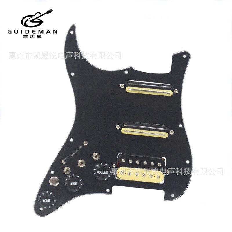 ST电吉他单单双面板拾音器 小双轨带切单电吉M他拾音器 SSH带断音