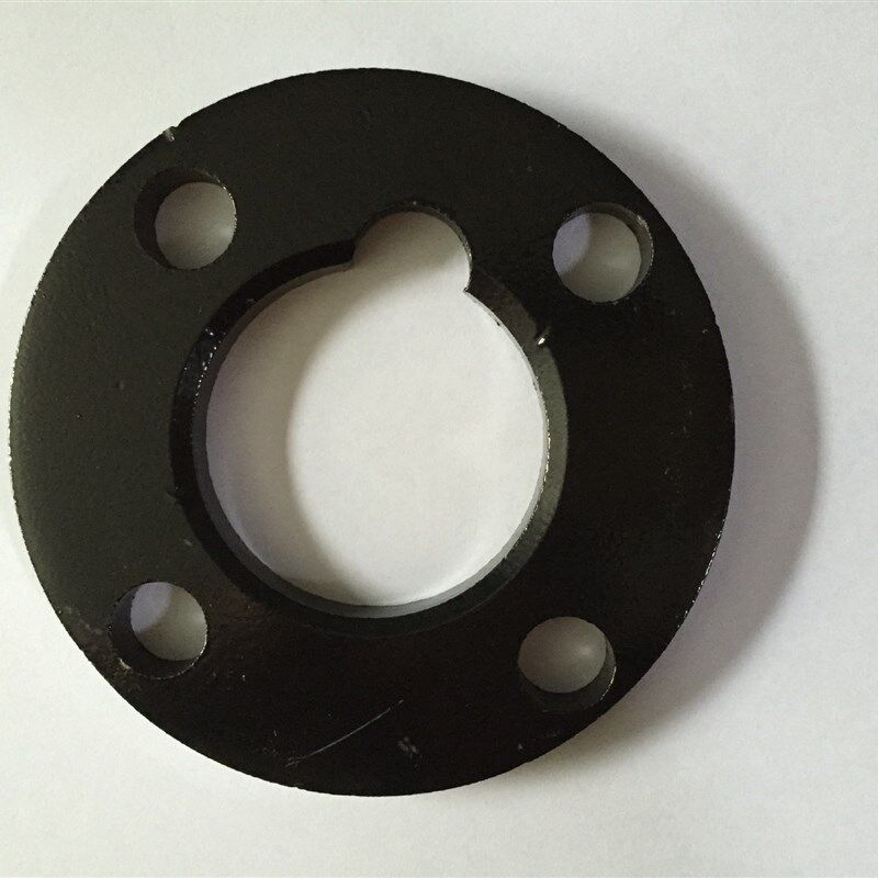 PE电熔法兰铁片电熔喷塑法q兰盘 PE铁片75,90,110,160,200包邮