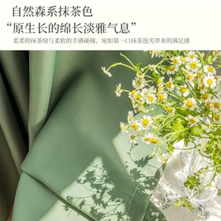 全遮阳 窗帘遮光卧室ins风避光防光隔音隔热防晒100不透光挂Y钩式