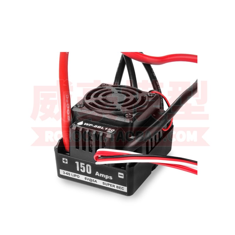好盈酷跑WP8BL 150A 100xA 1/8大脚越野短卡遥控车 6S防水无刷电