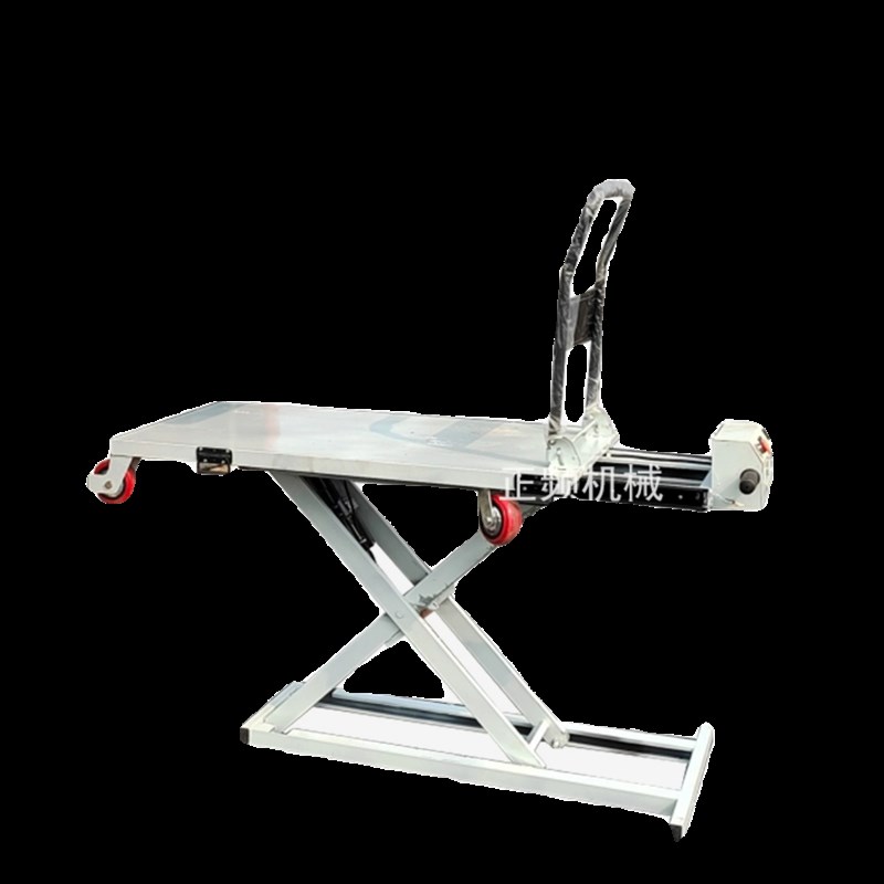 电动随车装d卸升降平台剪叉式升降机可携式喜目雷克车跟车平板车