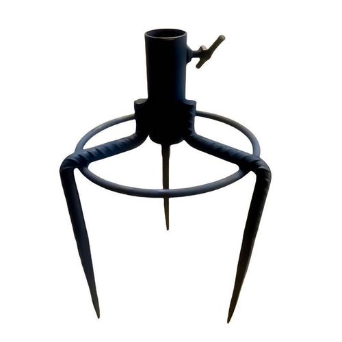 大伞三角撑伞脚叉摆摊钓鱼底B座庭院户外地面固定底座工具