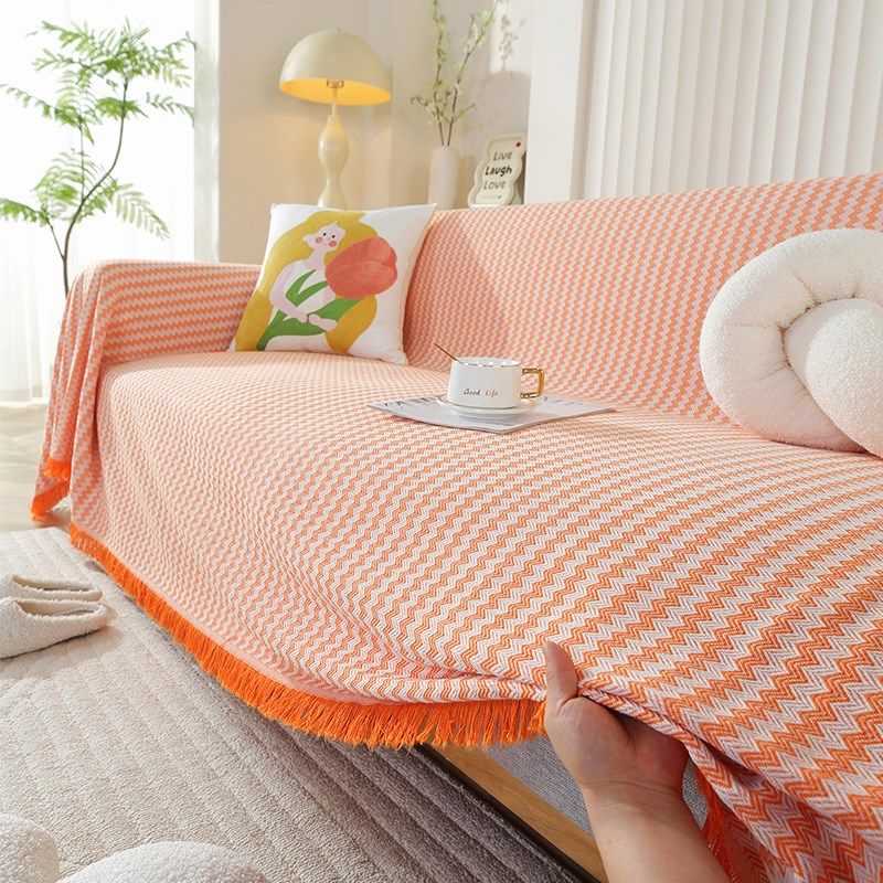 沙发盖布四季通用防滑沙发巾2024年夏季沙发毯防尘ins风沙发套罩,居家布艺,沙发套,淘宝优惠券,粉丝福利购,淘宝优惠卷