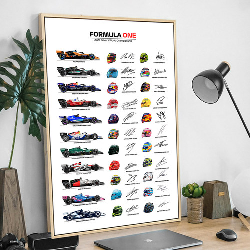 2006赛季F1方程式赛车装饰画