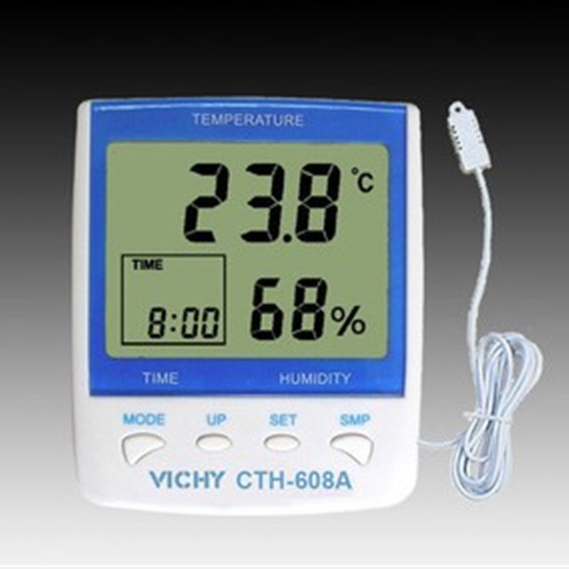 CTH-a608大屏幕数字温度计 湿度计 室内数显温湿度计CTH-608A
