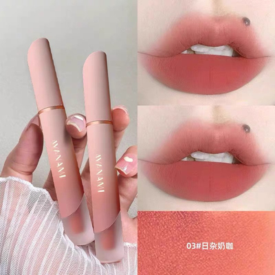 正品口红唇釉不掉色不沾杯正品官方显白送妈妈红棕豆沙色儿童
