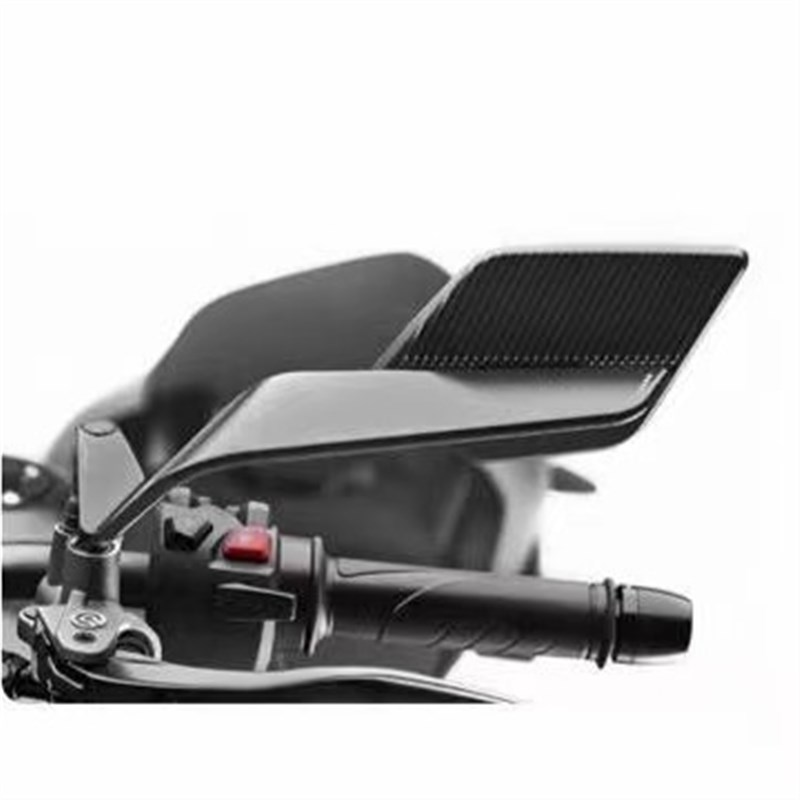 摩托车新款定风翼后视镜小牛九号极核电动车通用大视野折叠反光镜