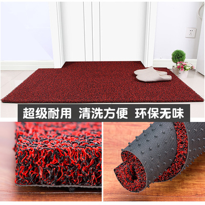 丝圈地垫门垫进门入户门口门厅脚垫加厚可裁减防滑垫塑料地毯垫子
