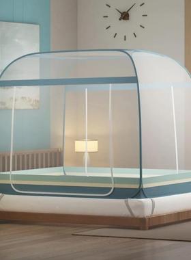 蚊帐蒙古掉包防摔免安装可便折叠有底宝宝携防家用1.8床卧SHA室式