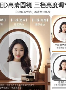 202头新款主卧梳台新中式梳妆台卧室现5代简约床柜一体妆DUM小户