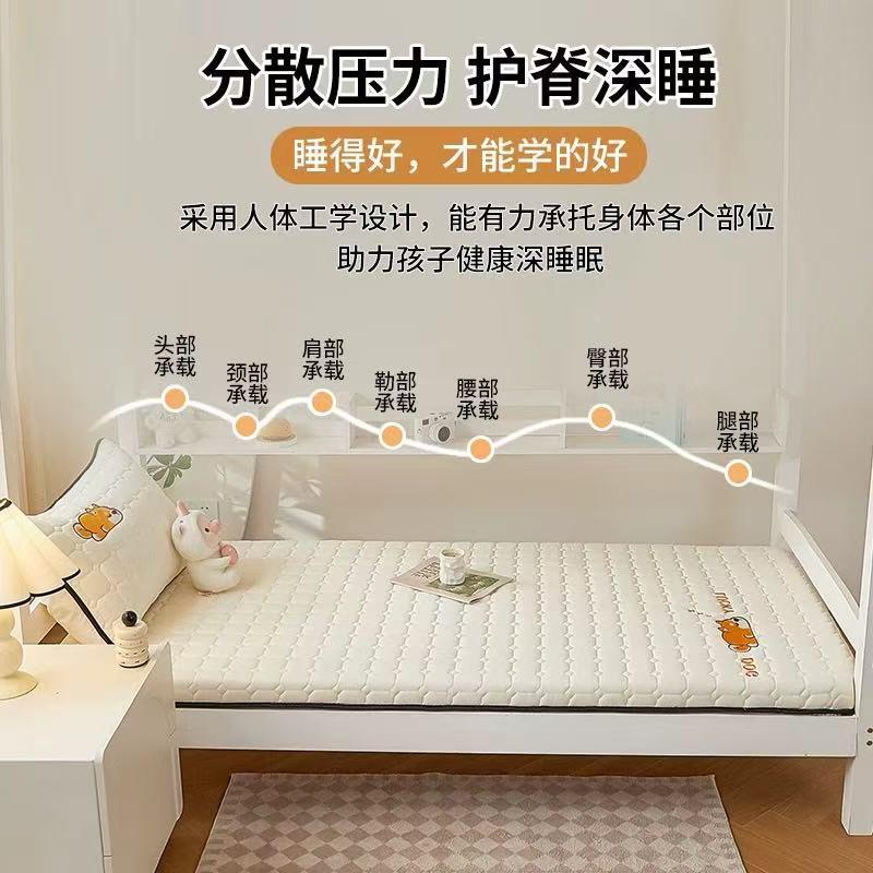 乳胶床垫学生宿租舍单人家软垫房专用折榻榻米垫子床褥OAQ用垫褥