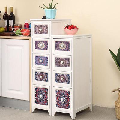 夹缝收纳墙边ARJ20/25cm实木缝厨房隙窄柜柜卫生间抽储屉式物柜简