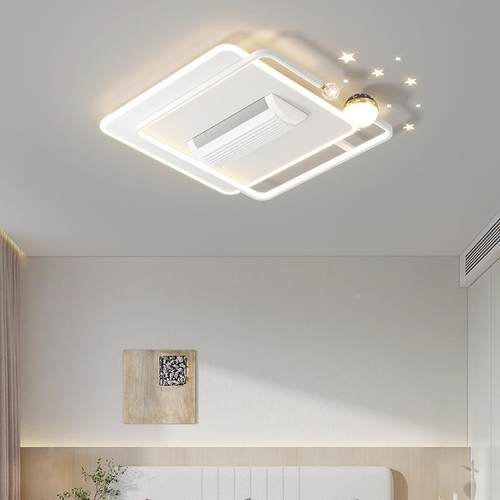 IDQLE全光谱间无房叶风扇顶灯大客厅卧室中山吸主灯具D饰现代简约