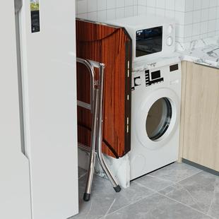 厂家直销圆折形简易叠餐桌正方形桌便携大圆桌小户型家用TVA折饭