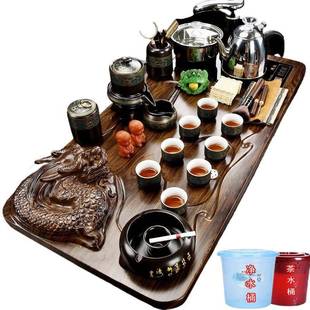 家用客厅整套全自动上水一体功夫泡茶台烧水壶茶盘简约 茶具套装