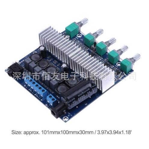 TPA31162.1大功率HIFI数字功放板12-24V重低音炮成品板