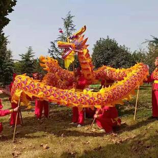 成套HY8m5979舞民龙表全演道具间特色工艺龙灯龙头人舞龙布龙表演