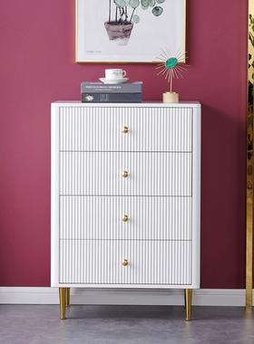 五斗柜卧室储物轻奢抽屉收纳柜客厅代多功能ZG-63152边柜简现约三