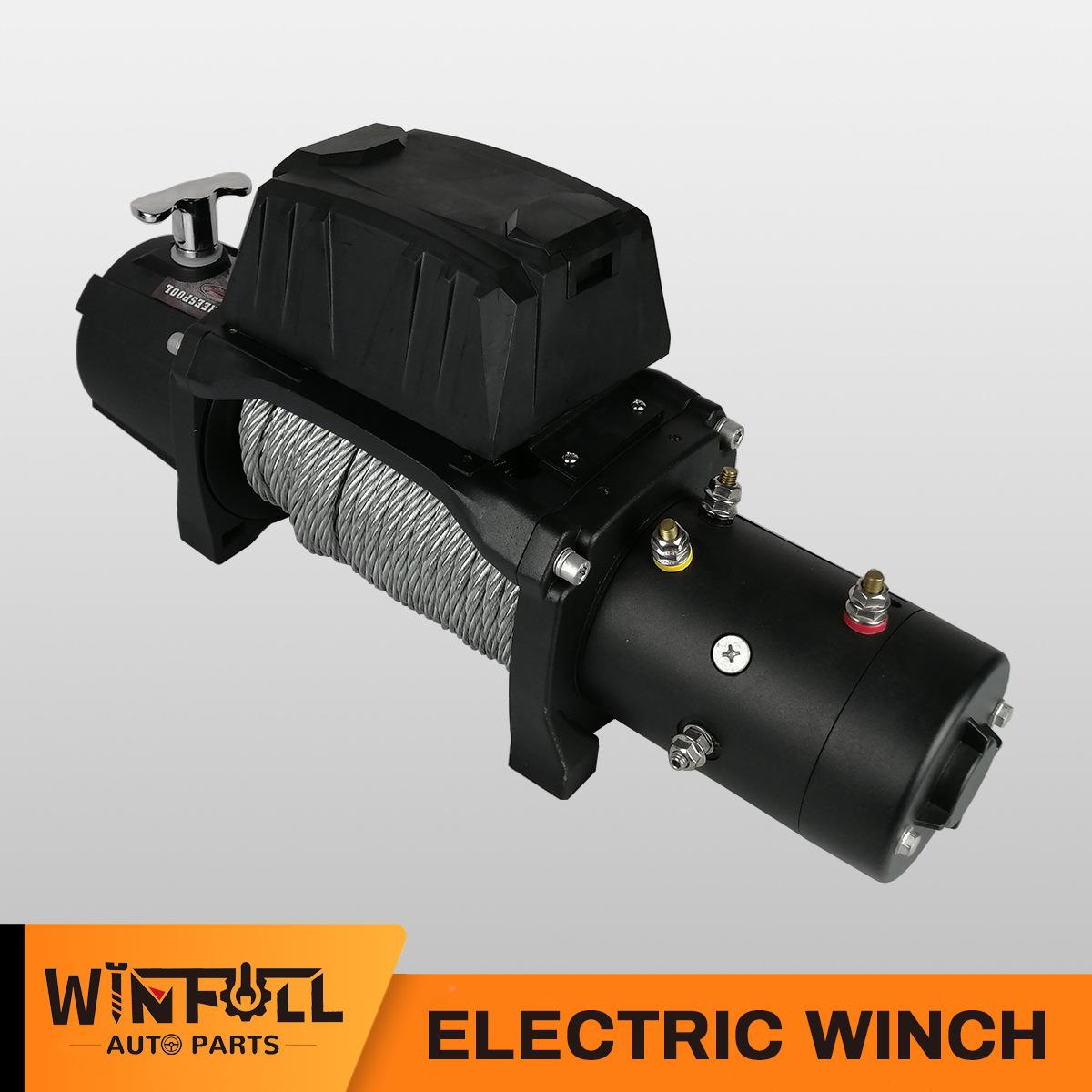 1遥3000BSL无线控水电动绞盘车载电动葫防WKP芦越野车自救绞盘拖