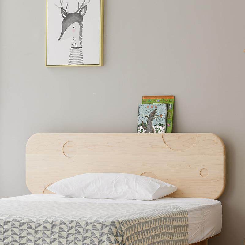 奶枫木调全实木儿床童DD-Z-B-N床可靠背单人床男孩酪女孩儿童房家,住宅家具,儿童床/儿童抽拉床,淘宝优惠券,粉丝福利购,淘宝优惠卷