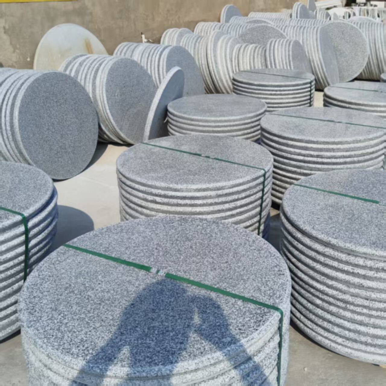 石桌桌面特价花岗岩天然大理石圆形石桌面方形石桌面户外石桌面