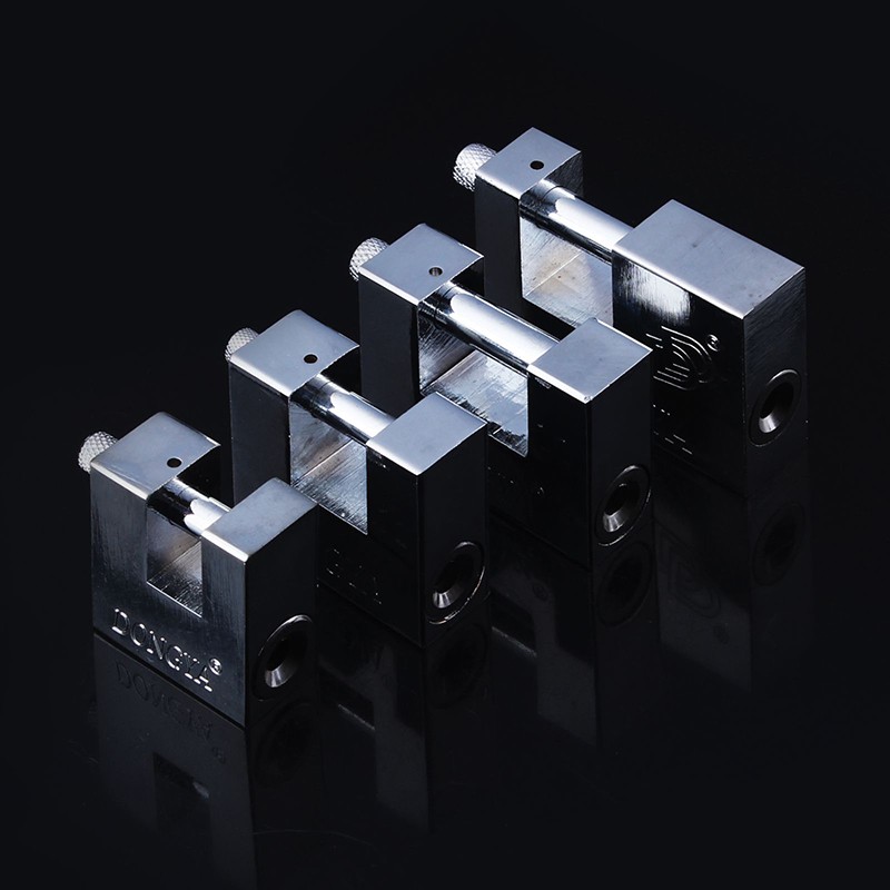 防盗防撬矩形横开挂锁护梁防剪房门柜门锁家用不生锈大门横梁挂锁