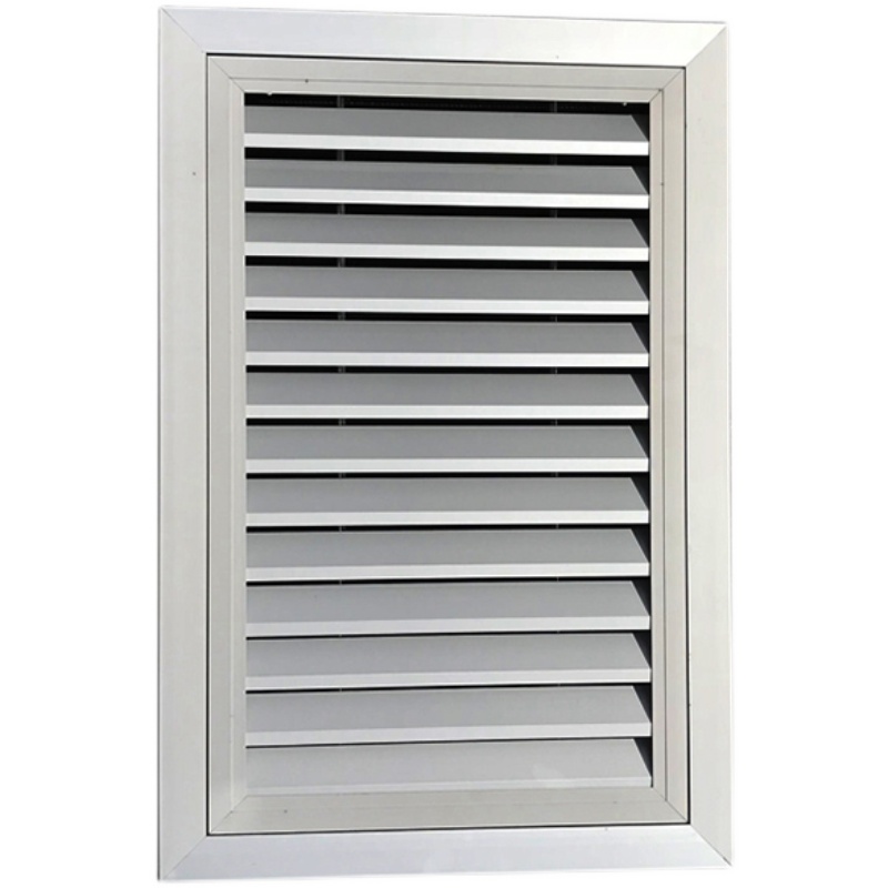 铝合金百叶窗净化车间回风柱风口门铰式可开回风口带滤网通风口烤
