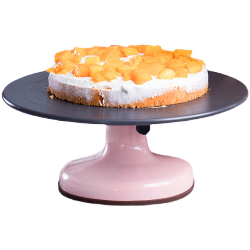 小二哥 两只猴子转盘蛋糕裱花台烘焙工具抹面转台铝合金硬膜耐刮