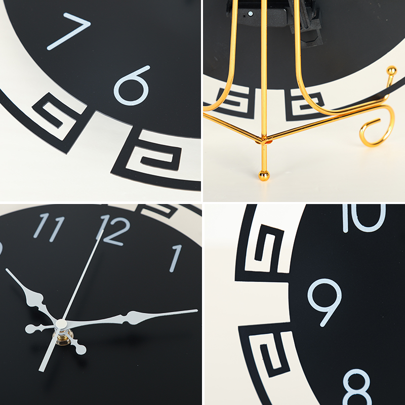 新中式座钟客厅桌面大号摆钟个性艺术时钟电视柜大气摆件台式钟表