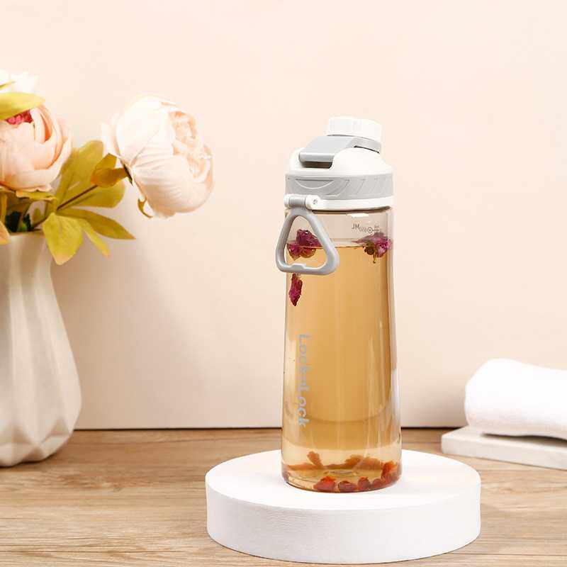 乐扣水杯大容量便携夏季运动水壶电子专用材料