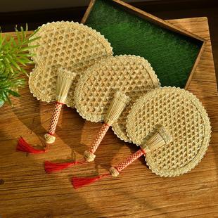 儿童宝宝婴儿大蒲扇夏天老式 扇子夏季 家用麦秆手工编织小芭蕉扇