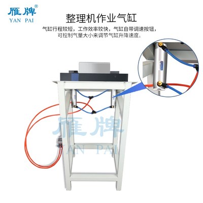 雁牌气动整理机压痕机一体相册制作设备切纸机淋膜机手动压平力机